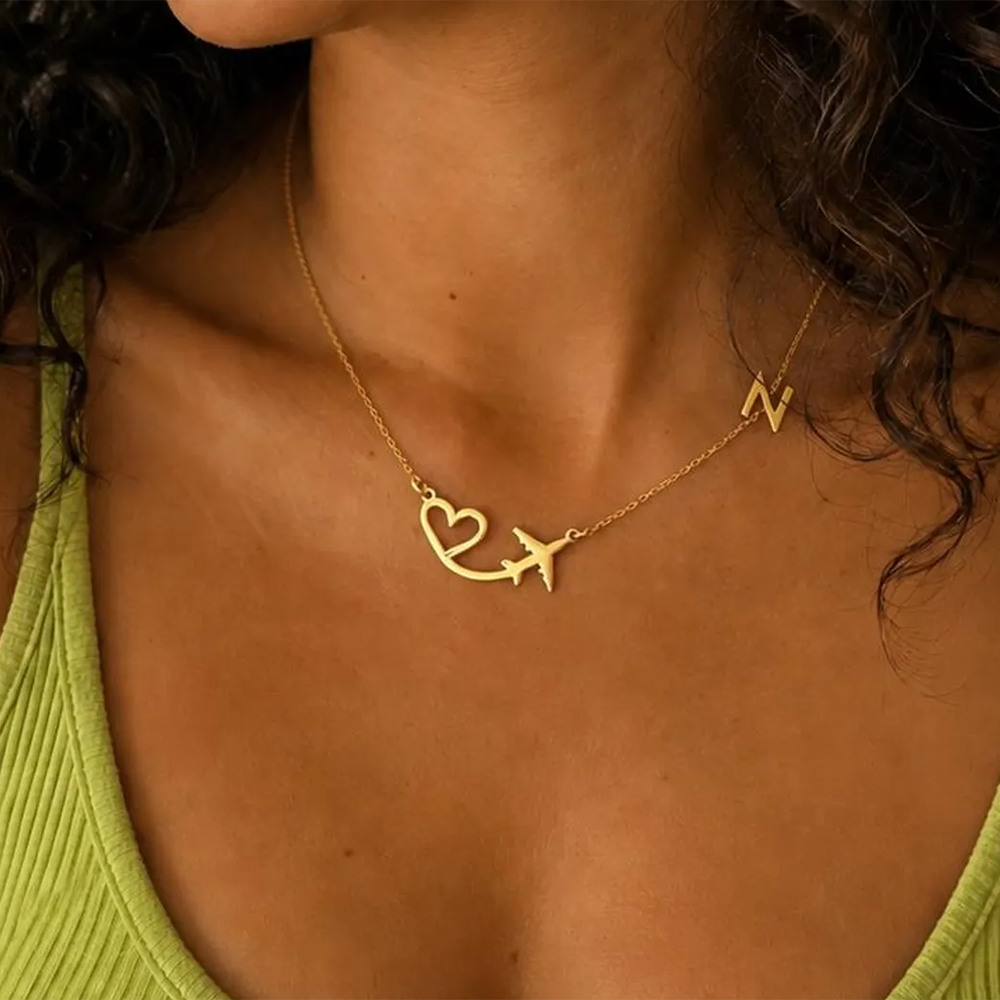 Name Necklace Custom - Colar Personalizado com Pingente de Coração