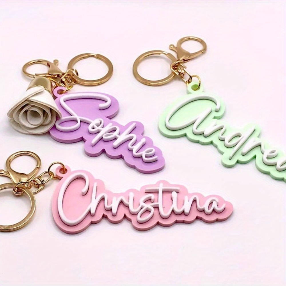 Initial Ring Custom - Chaveiro Personalizado com Nome, Tag de
