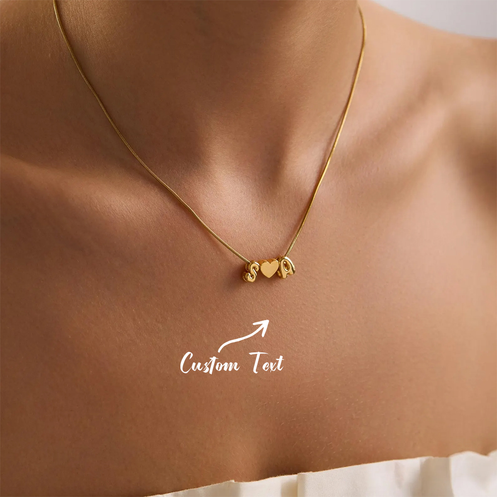 Name Necklace Custom - Colar Personalizado com Dois Nomes Iniciais