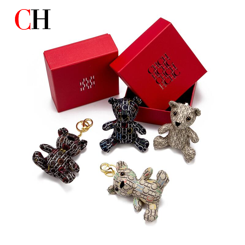 Chaveiro de pelúcia CH Bear co - Monogram Keychain Leather avaliação e preço