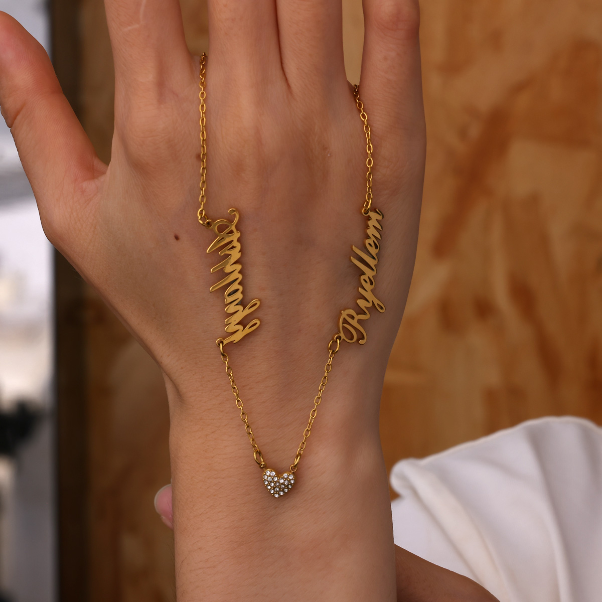 Colar personalizado com dois n - Name Necklace Custom avaliação e preço