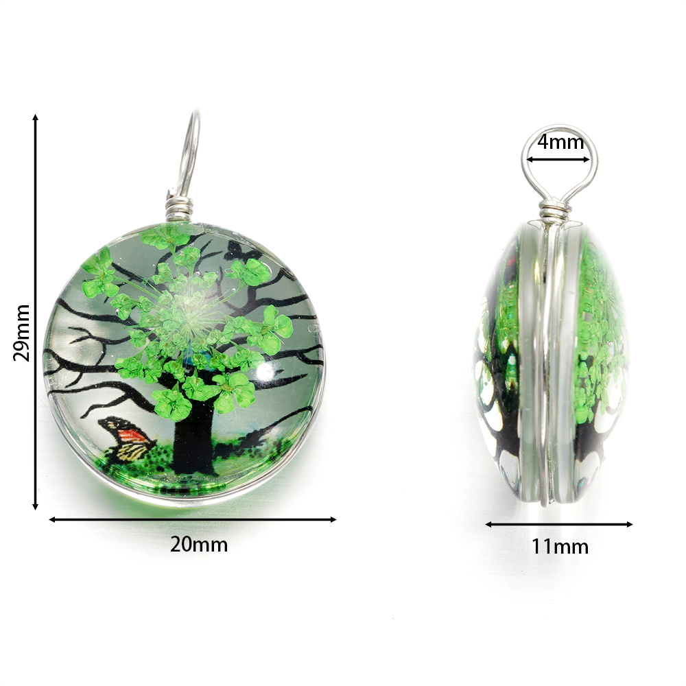 5 pçs/lote 20x29mm jóias crist - Birth Flower Necklace avaliação e preço