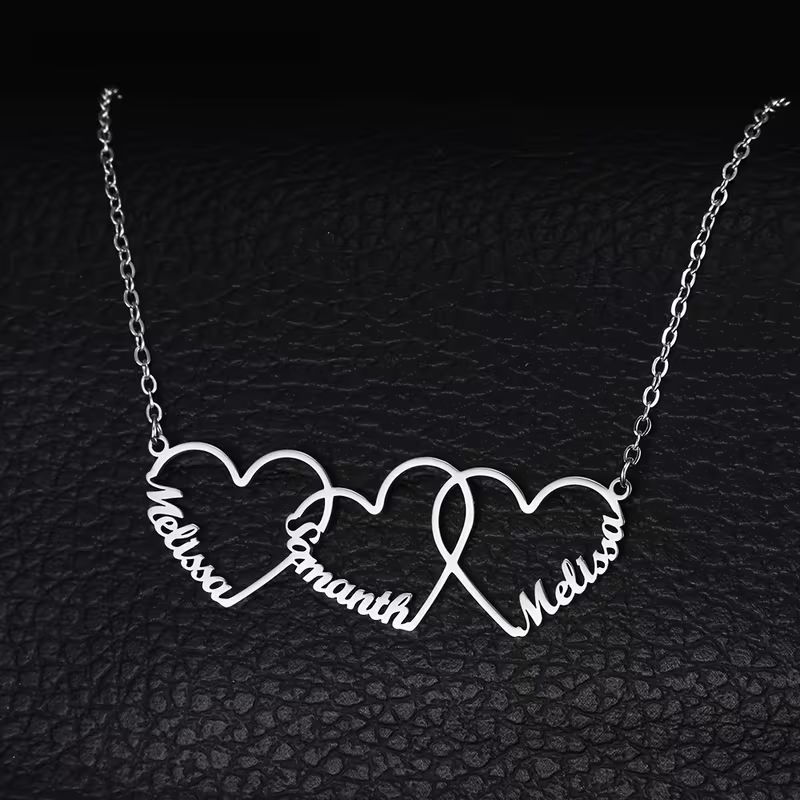 Colar Personalizado com Nomes  - Name Necklace Custom avaliação e preço