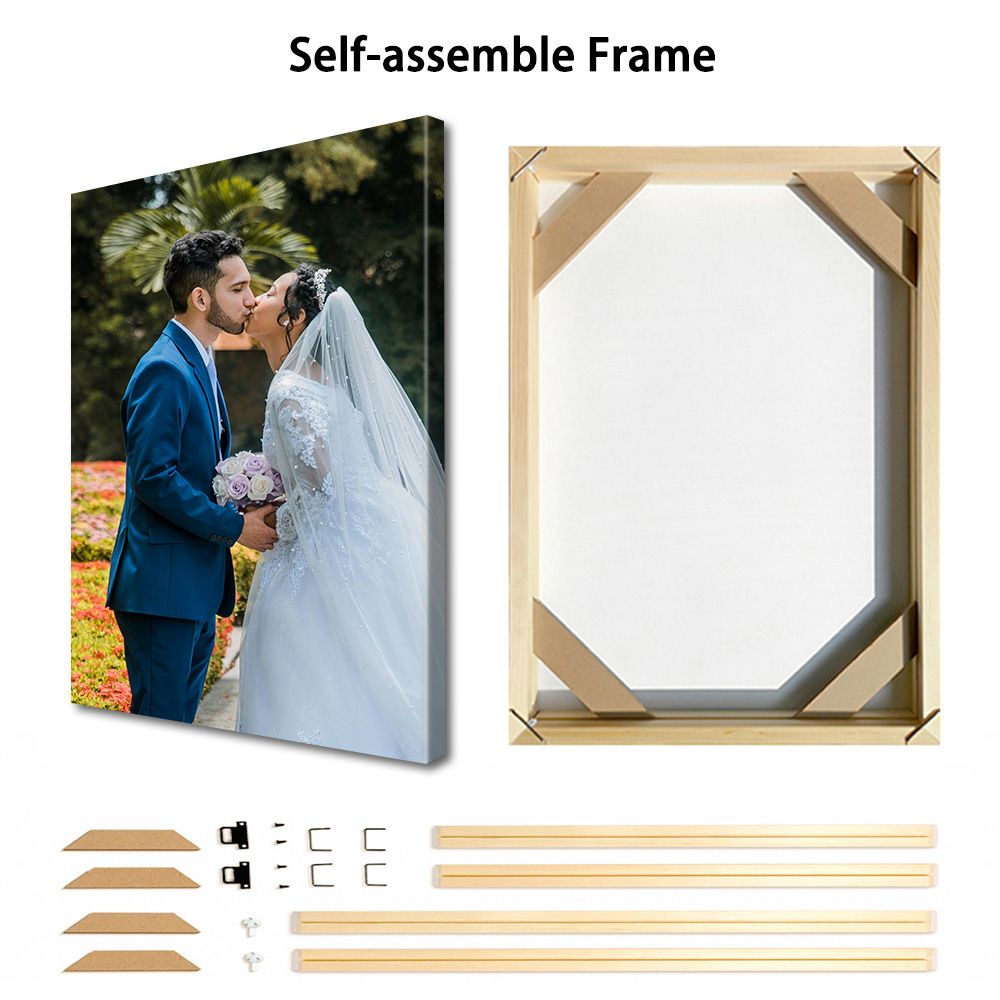 1 peça de fotos personalizadas - Engraved Wood Frame avaliação e preço