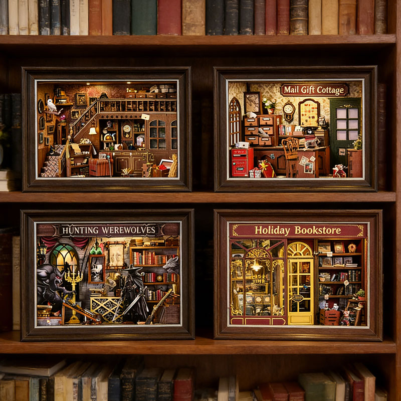 Kit DIY de Mini Casa de Boneca - Engraved Wood Frame avaliação e preço