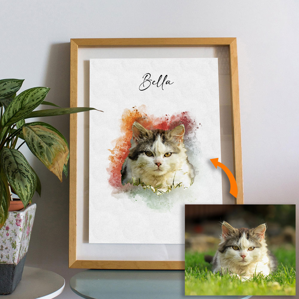 Retrato de animal de estimação - Pet Portrait Custom avaliação e preço