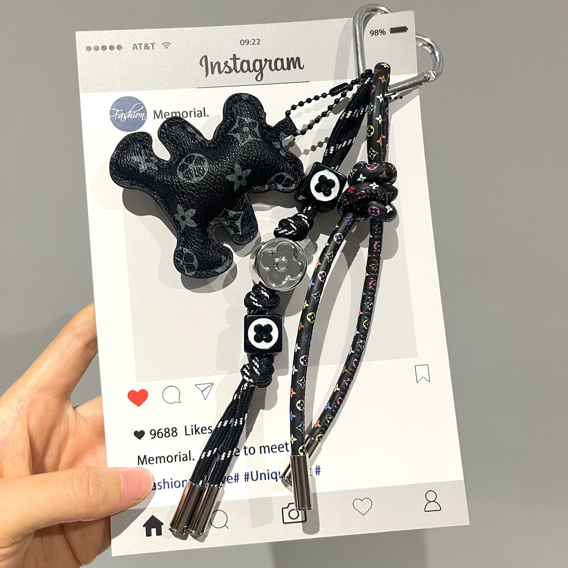 Pingente Mini Urso para Bolsas - Monogram Keychain Leather avaliação e preço