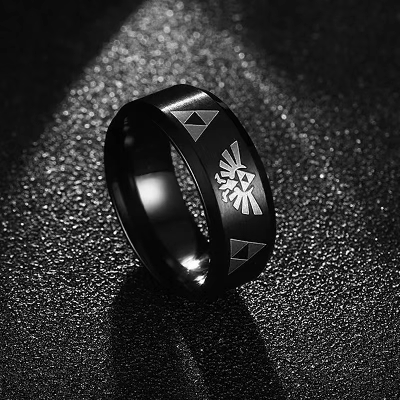 Moda anime triforce triângulo  - Initial Ring Custom avaliação e preço