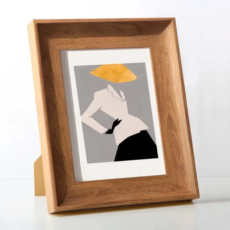 Moldura de madeira para fotos, - Engraved Wood Frame avaliação e preço