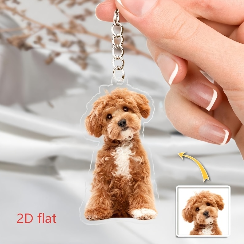 Chaveiro de Acrílico Personali - Pet Portrait Custom avaliação e preço