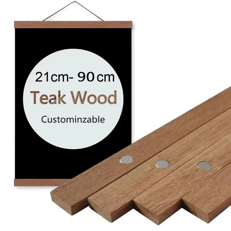 28-90cm magnético de madeira i - Engraved Wood Frame avaliação e preço