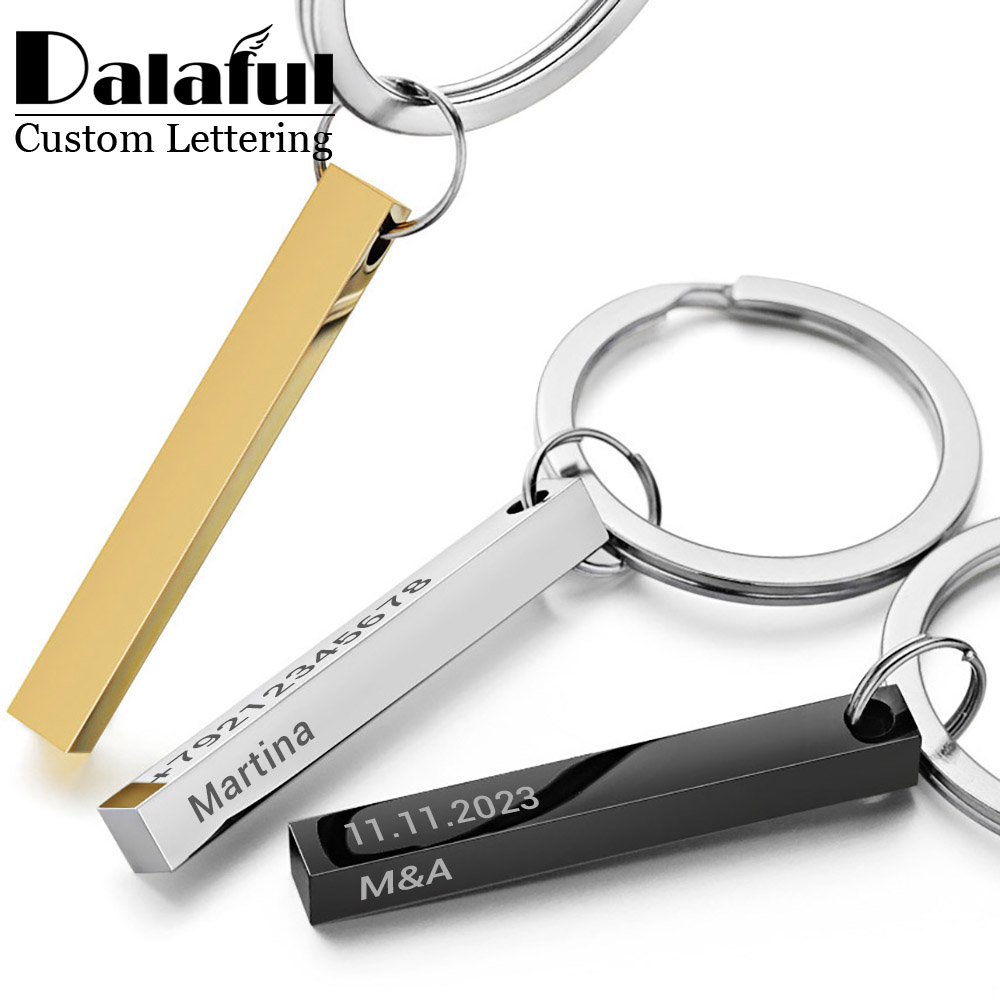 Personalize chaveiros barra 3d - Initial Ring Custom avaliação e preço