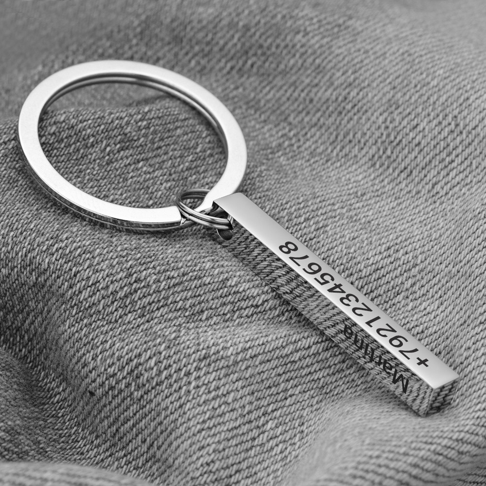 Personalize chaveiros barra 3d - Initial Ring Custom avaliação e preço