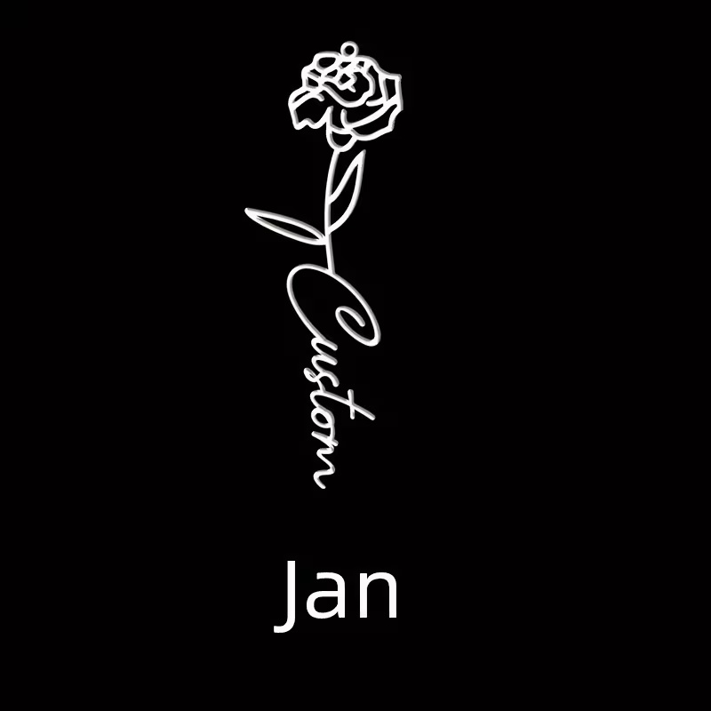 Colar Personalizado com Nome e - Birth Flower Necklace avaliação e preço